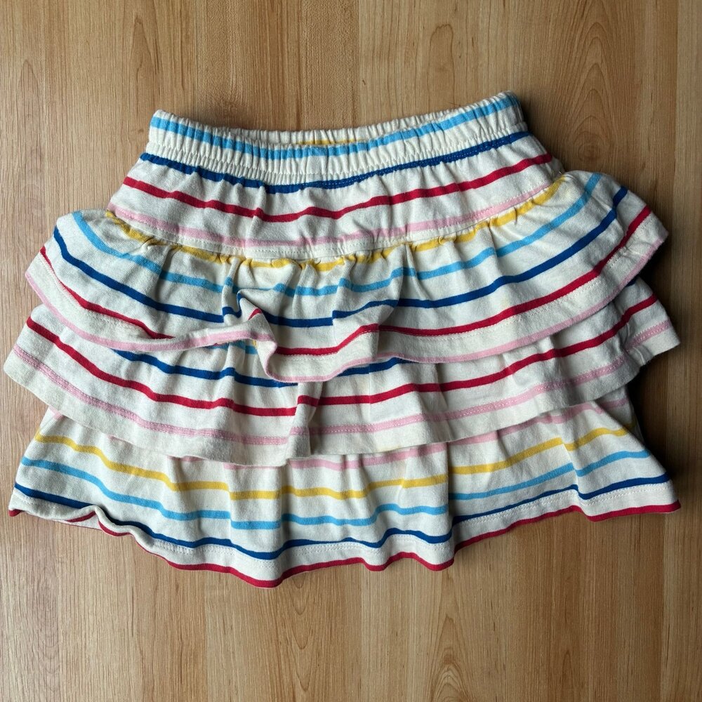 Hanna Andersson rainbow stripe skort 110/5